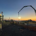 2020 TSCR Foundation concrete pour evening 1
