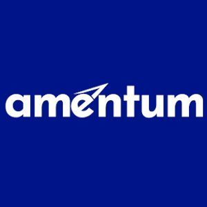 Amentum Icon Full Name Blue