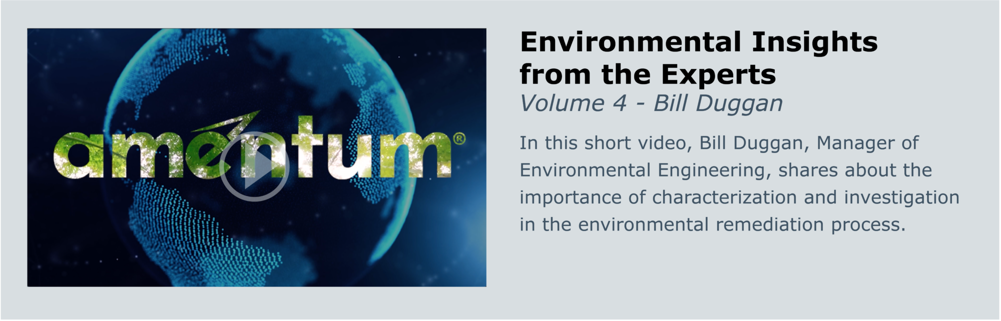 Bill Duggan Amentum environmental remediation 