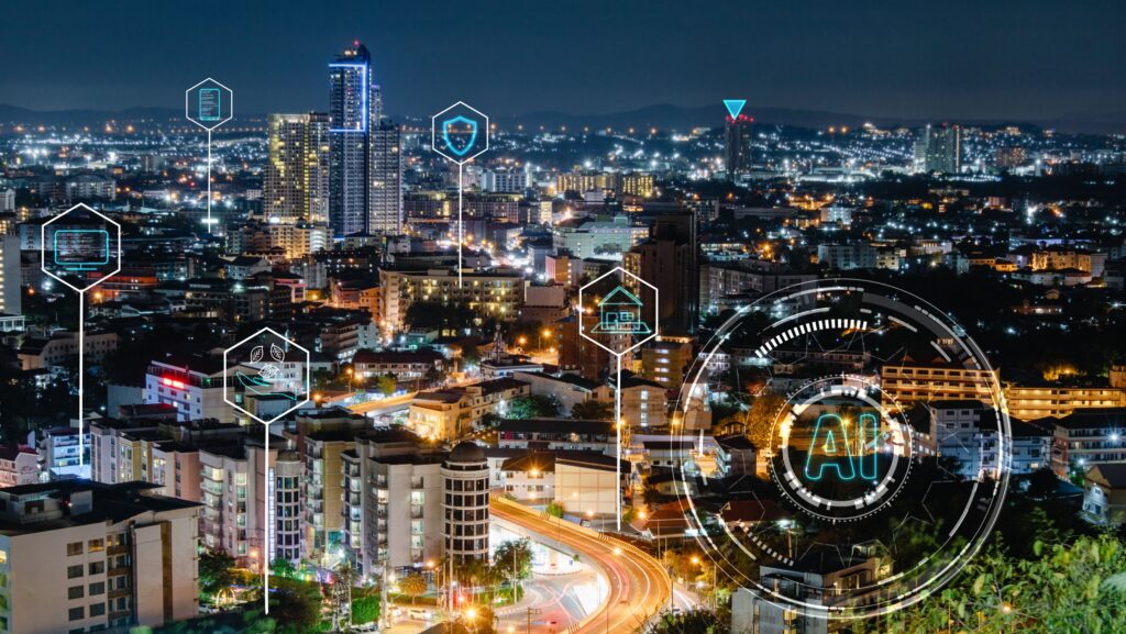 City Scape AI Overlay