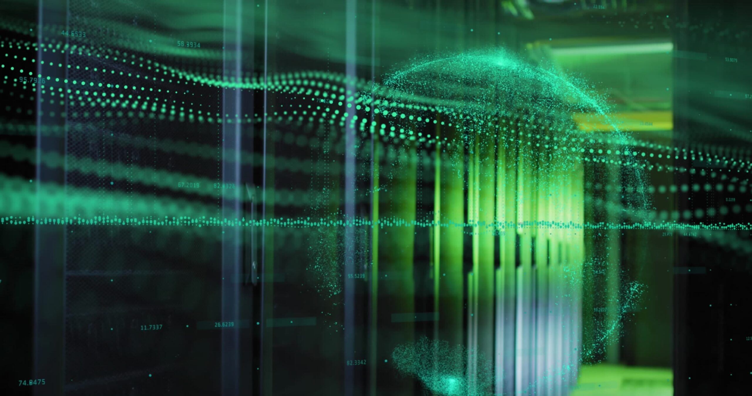 Digital Processing Representation in Server Room
