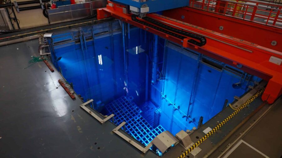 Het splijtstofopslagbassin