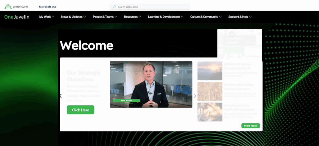 Intranet Home Page Image Employee Page