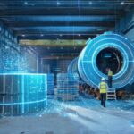 Futuristic,Technology:,Team,Of,Engineers,And,Professionals,Workers,In,Industry