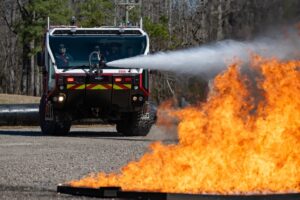 Arnold Air Force Base fire protection training