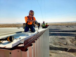 Placing Panel on Roof