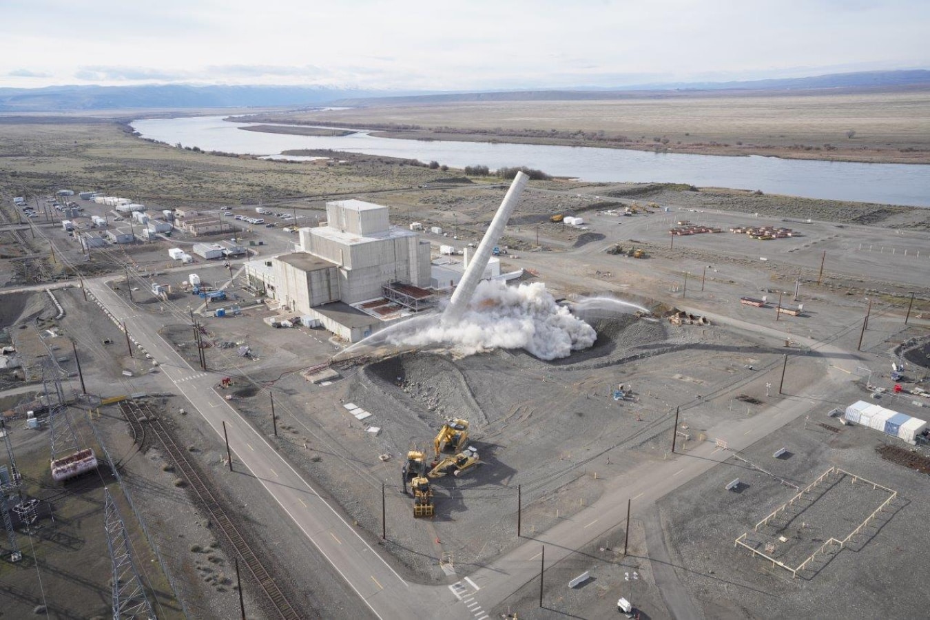 US DOE Hanford Stack Demolition