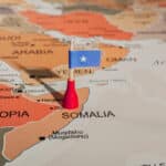 Somalia,Flag,On,Somalia,Map,Somalian,Flag,And,Map
