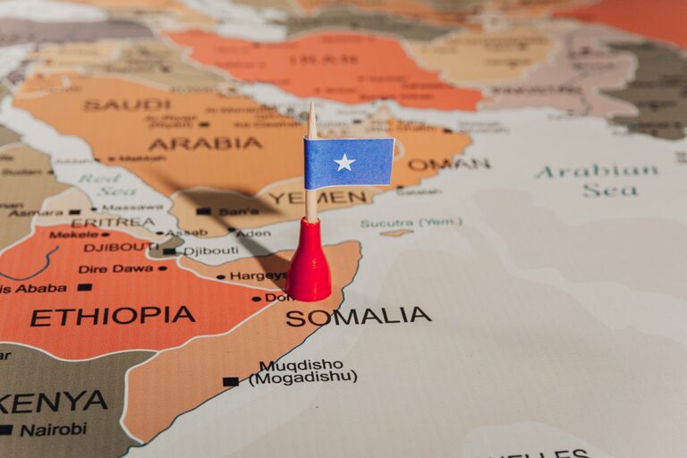 Somalia,Flag,On,Somalia,Map,Somalian,Flag,And,Map