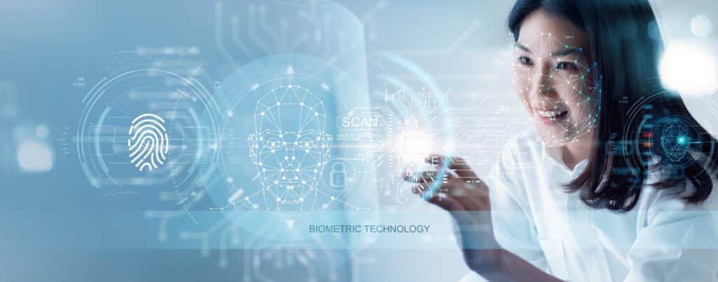 Biometric,Technology.,Biometric,Authentication,Security,Detect,Human,Face,Recognition,And